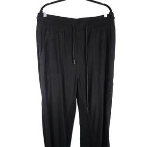 Fair Condition Quince Women's XL Black Vintage Tencel Utility Jogger Pants